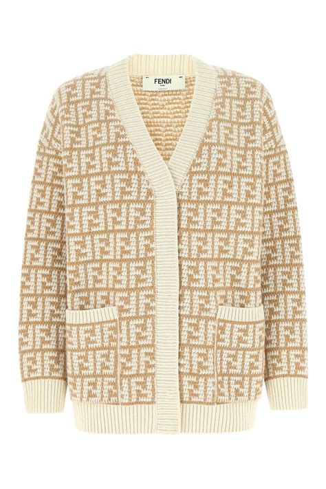 fendi womens cardigans|fendi print cardigan.